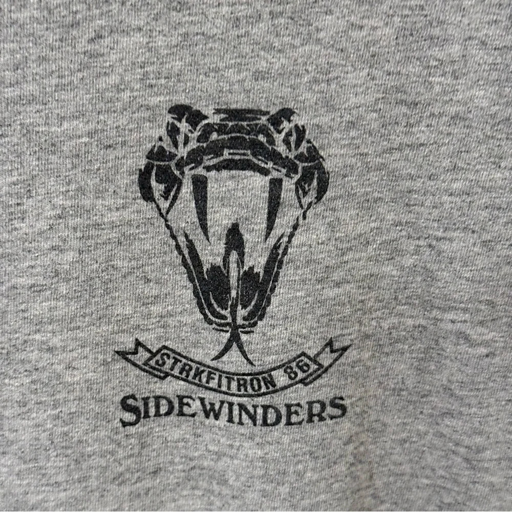 US Navy VFA-86 Sidewinders T-Shirt Gray Mens M Graphic Tee